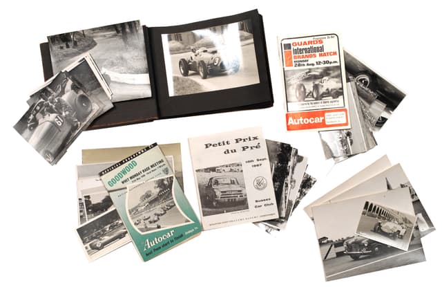 An album of 1950s Goodwood race meeting photographs